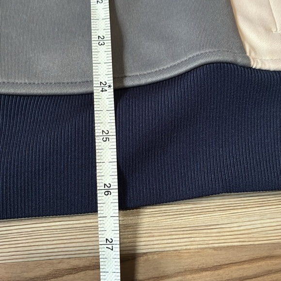 GSTQ Knit Track Jacket Midnight Colorblock Full Zip Blue gray Men’s M NEW - Picture 9 of 14